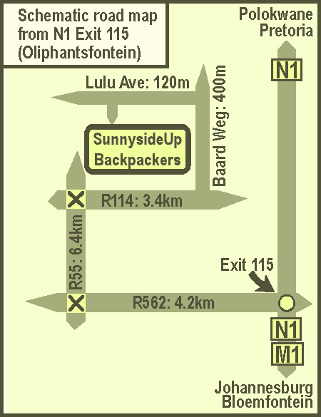 Map: Directions
from N1 exit No. 115]